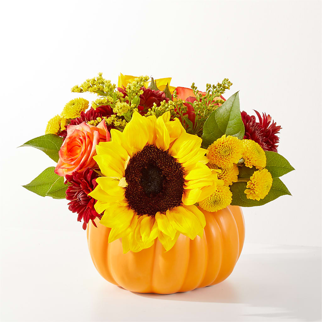 Golden Gourd Pumpkin Bouquet