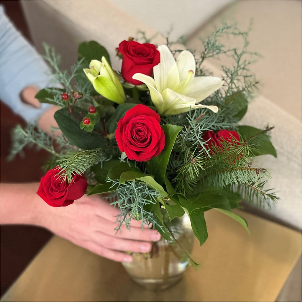 Glittering Lights Bouquet –  Portage Florals, Portage PA