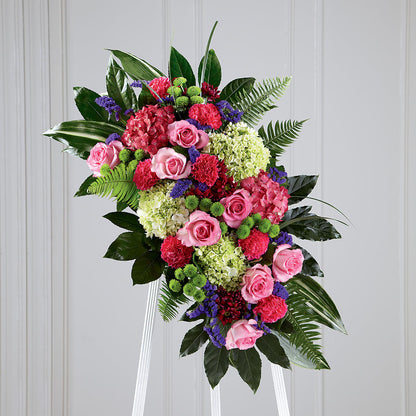Refreshing Mix Standing Spray –  Portage Florals, Portage PA
