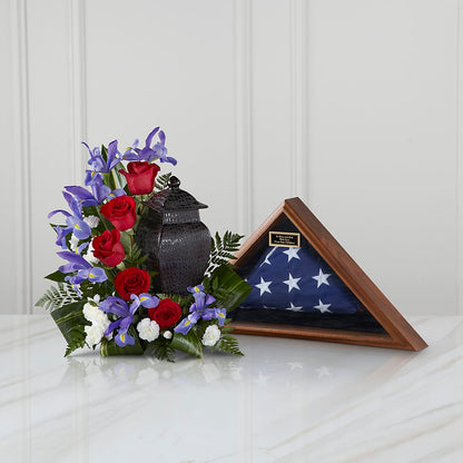 Patriotic Tribute Arrangement –  Portage Florals, Portage PA