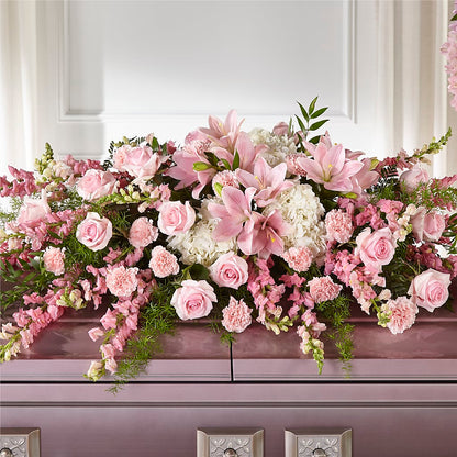 Life & Remembrance Casket Spray –  Portage Florals, Portage PA