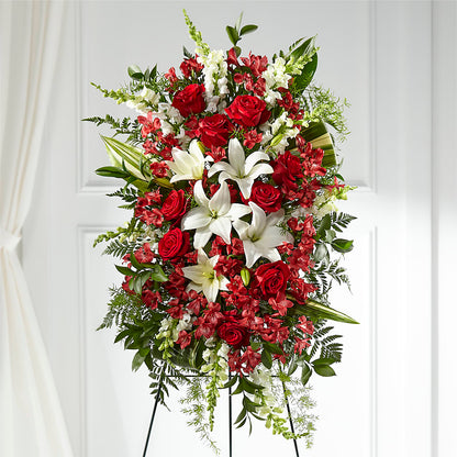 Everlasting Memory Standing Spray –  Portage Florals, Portage PA