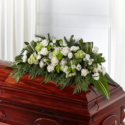Hopeful Gesture Casket Spray –  Portage Florals, Portage PA