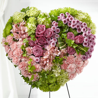 Heartwarming Standing Heart –  Portage Florals, Portage PA