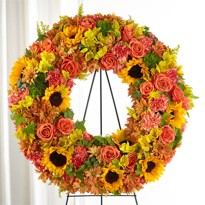Autumnal Memories Wreath (Standard) –  Portage Florals, Portage PA