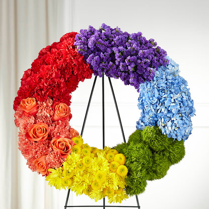 Circle of Love Wreath –  Portage Florals, Portage PA