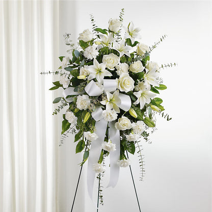 With Care Standing Spray –  Portage Florals, Portage PA