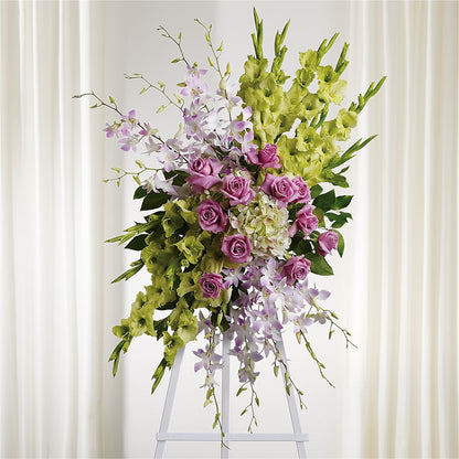 Lasting Legacy Standing Spray –  Portage Florals, Portage PA