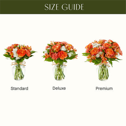 Apricot Glow Bouquet –  Portage Florals, Portage PA