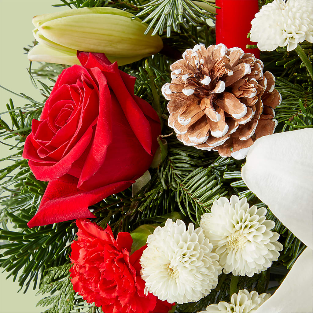 Seasonal Festivities Centerpiece –  Portage Florals, Portage PA