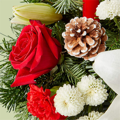 Seasonal Festivities Centerpiece –  Portage Florals, Portage PA