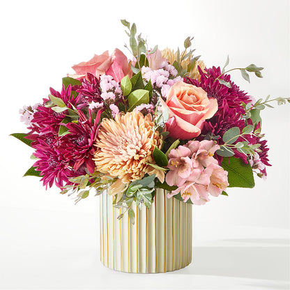 Berry Cobbler Bouquet with Ivory Vase –  Portage Florals, Portage PA