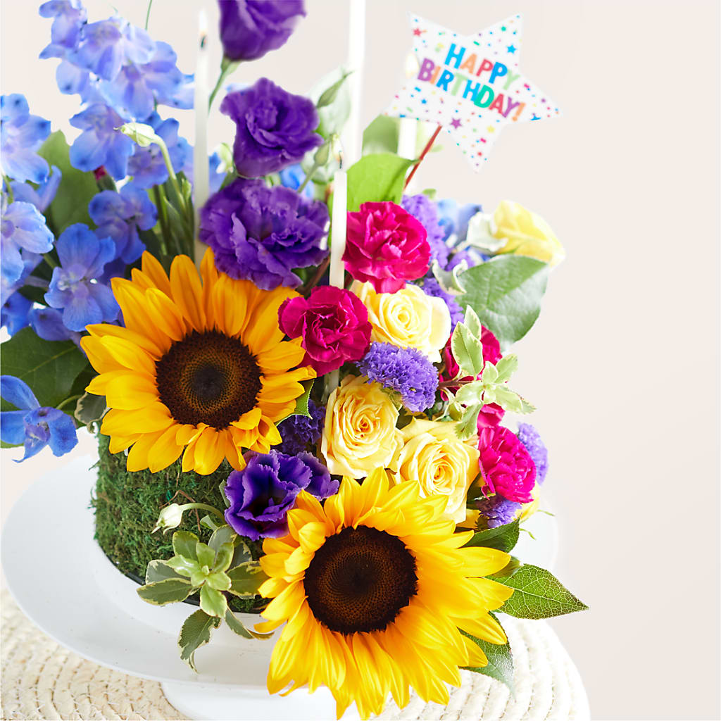 Star of the Day Floral Cake –  Portage Florals, Portage PA