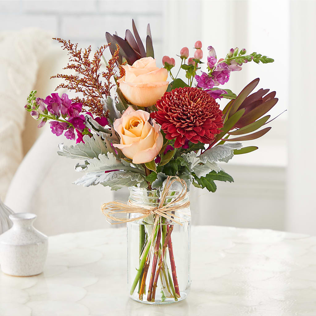 Moody Hues Bouquet –  Portage Florals, Portage PA
