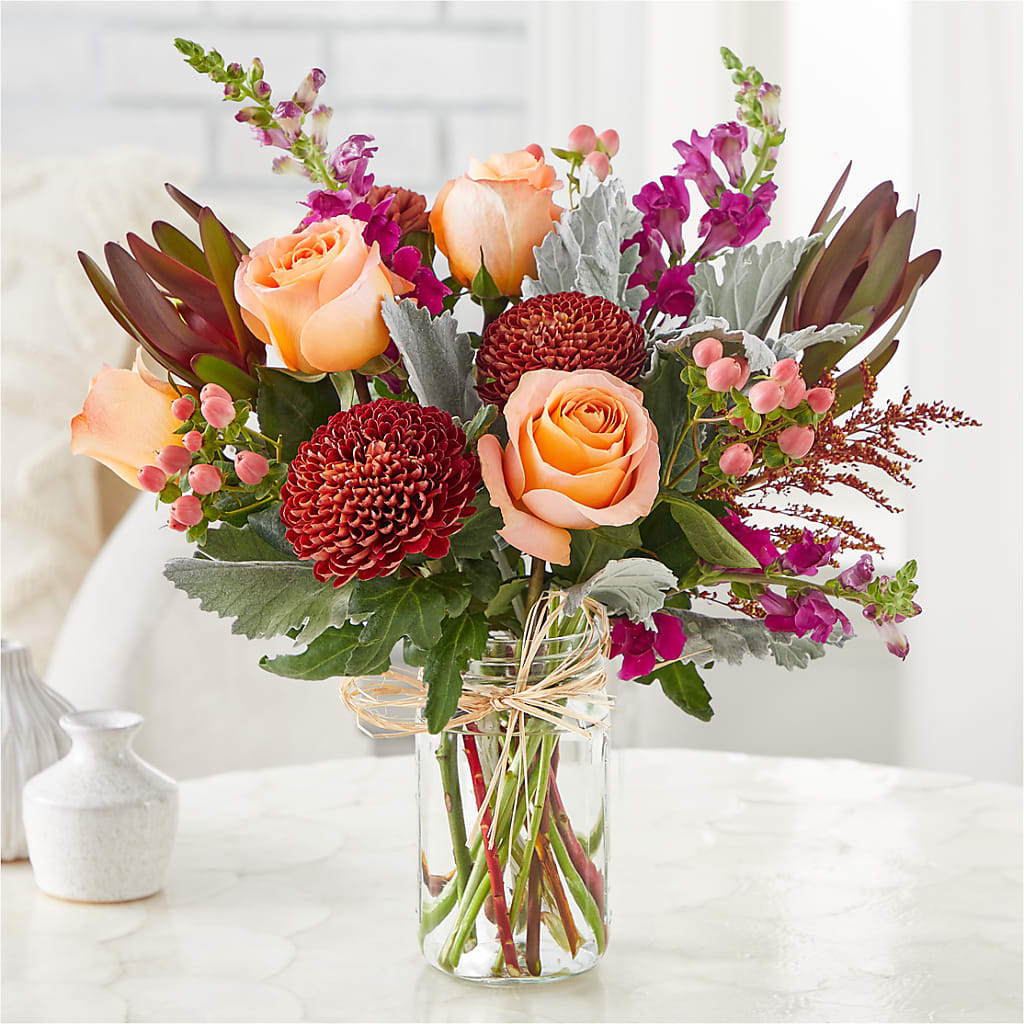 Moody Hues Bouquet –  Portage Florals, Portage PA