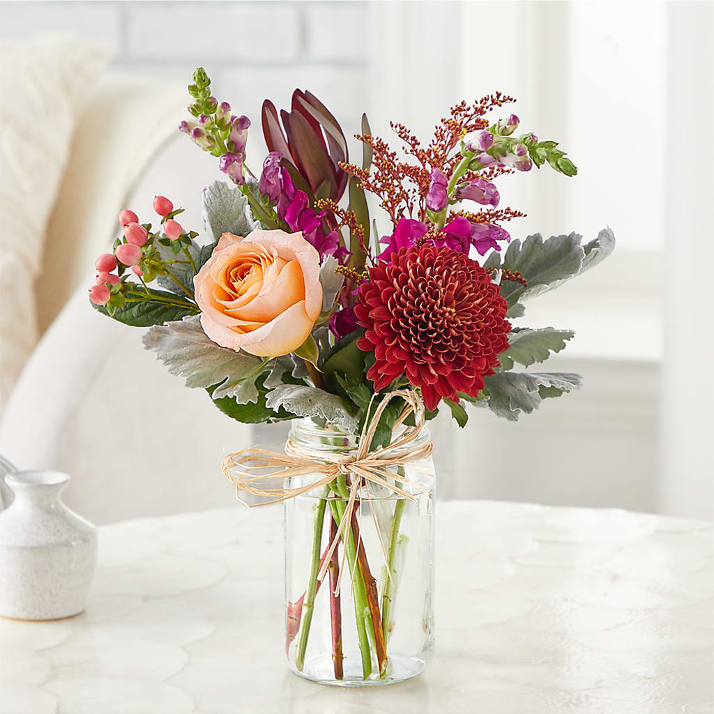 Moody Hues Bouquet –  Portage Florals, Portage PA