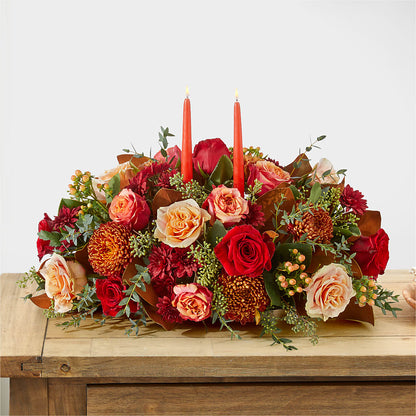 Gather Near Centerpiece –  Portage Florals, Portage PA
