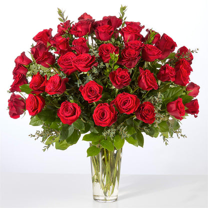 Forever Yours Fifty Stem Red Rose Bouquet –  Portage Florals, Portage PA