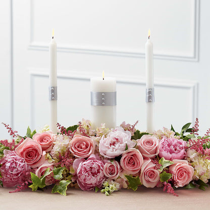 Worldwide Romance Unity Candle Arrangement –  Portage Florals, Portage PA