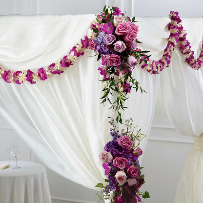Color & Light Chuppah Decor –  Portage Florals, Portage PA