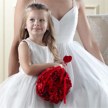 Pure at Heart Flower Girl Arrangement –  Portage Florals, Portage PA